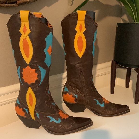 BCBGirls Western Multi Color Boots - Picture 8 of 14